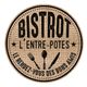 Set de table rond jute BISTROT D 38cm
