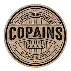 Set de table rond jute COPAINS D 38cm