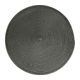 Set de table rond tressé gris D 38cm