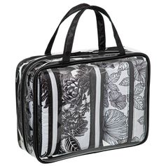 Set Vanity et 3 trousses de toilette BLACKFLOWER