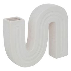 Soliflore OLME céramique blanc H20cm