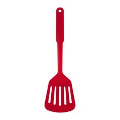 Spatule ajourée en plastique rouge L 31.5cm
