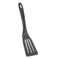 Spatule ajourée plastique noire 32cm