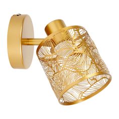 Spot patère ajouré doré CALATHEA 14.5x10x20cm