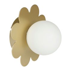 Spot patère doré NACRE 16x16x12.5cm