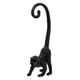 Statue singe avec longue queue noir H 41cm