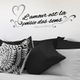 Sticker mural citation l'amour 20x70cm