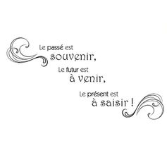 Sticker Mural Citation Le Passe Est Souvenir x70cm Centrakor Sticker Mural Citation Le Passe Est Souvenir x70cm Centrakor