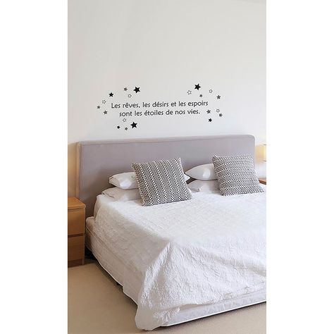 🥇 Stickers muraux décoratifs avec des citations motivantes pour rêver en  grand 🥇