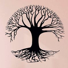 Sticker mural déco arbre de vie 70x50cm