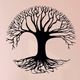 Sticker mural déco arbre de vie 70x50cm