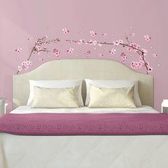 Sticker mural déco branches cerisier 70x20cm