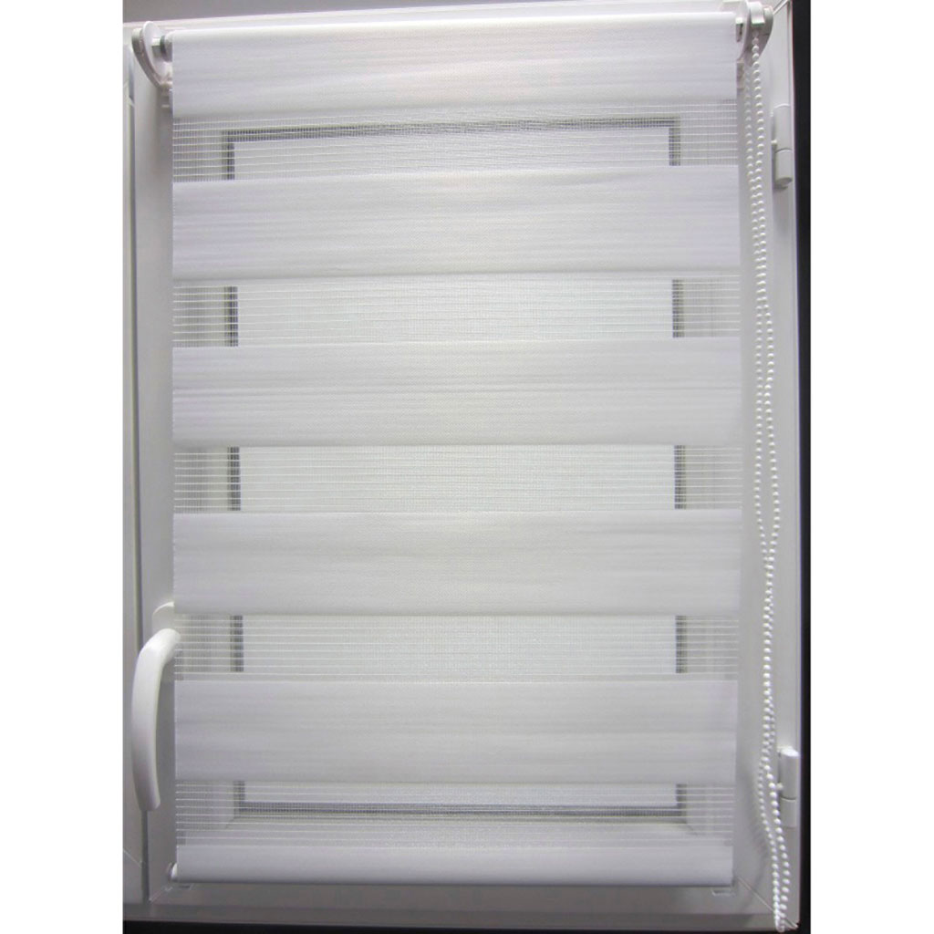 Store enrouleur jour nuit blanc 60x150cm