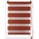 Store enrouleur jour nuit chiné terracotta 45x90cm