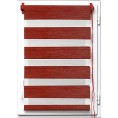 Store enrouleur jour nuit chiné terracotta 60x180cm
