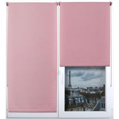 Store enrouleur tamisant polyester mauve 45x180cm