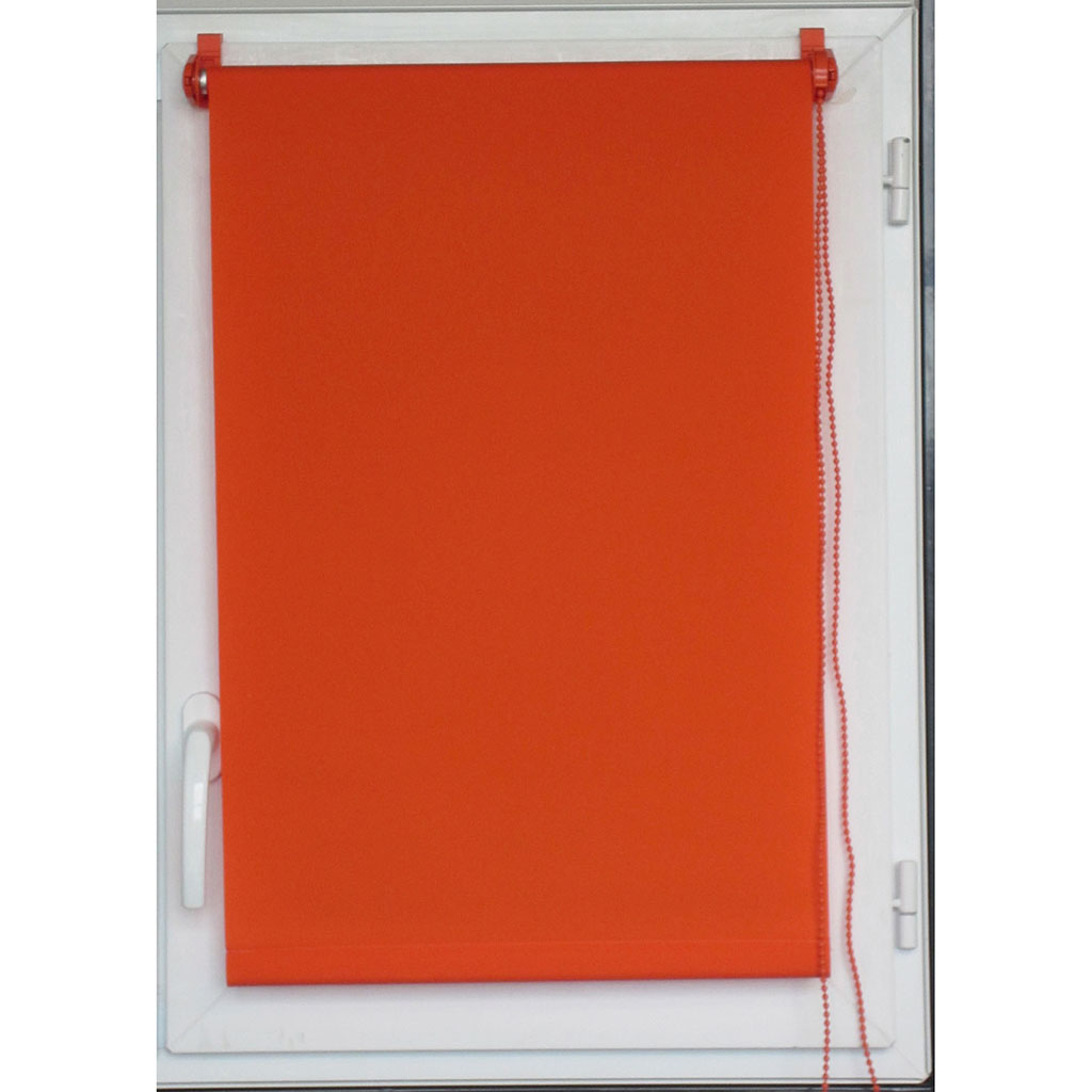 Store enrouleur tamisant polyester orange 45x180cm