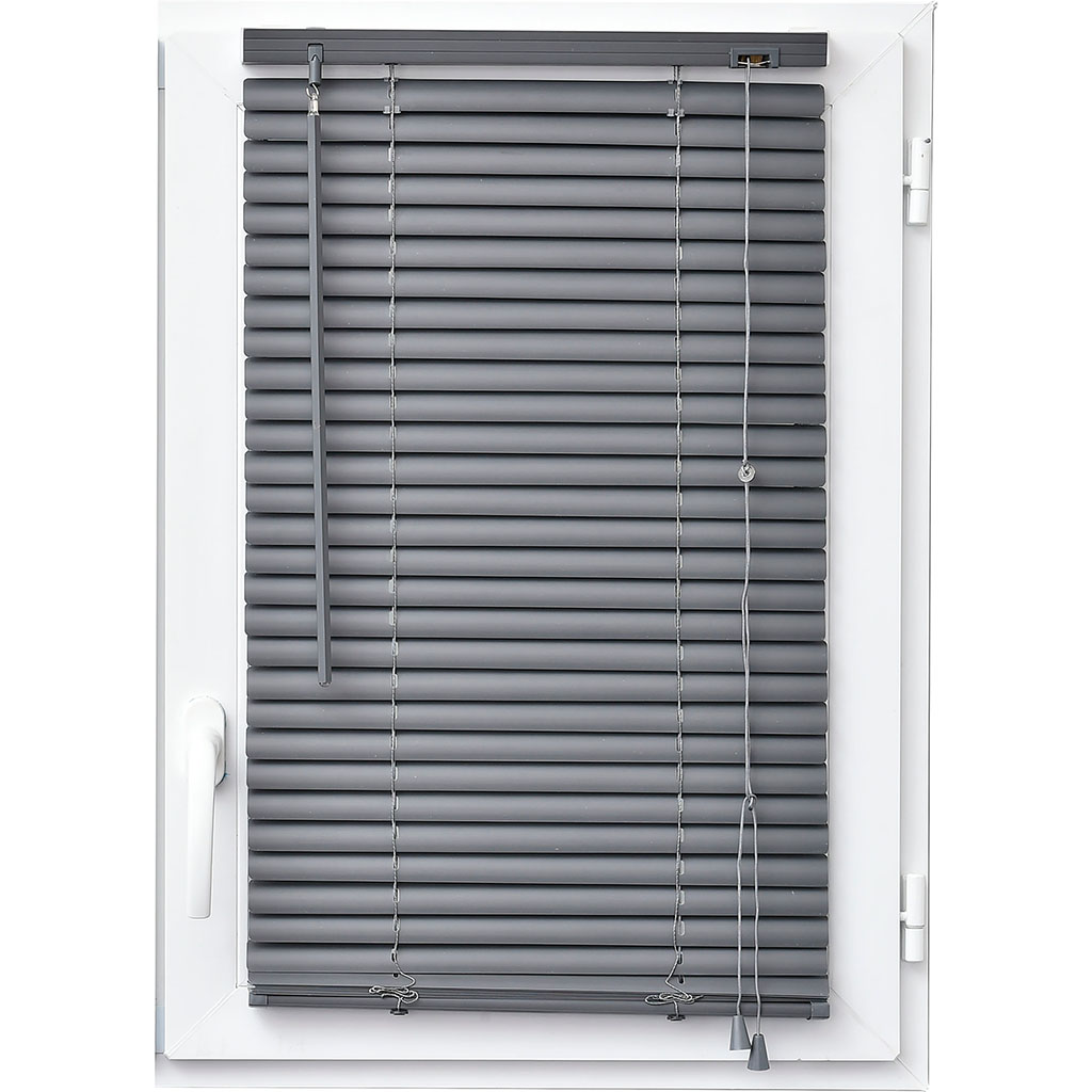 Store vénitien PVC gris anthracite 50x130cm