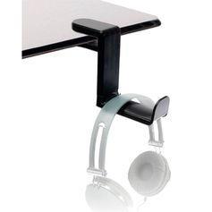 Support de casque pour bureau noir