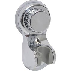 Support de douchette à ventouse chromé