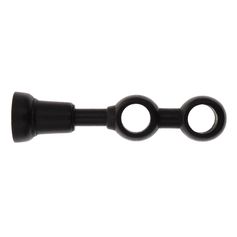 Support double bois noir mat D28mm