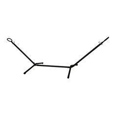 Support hamac métal noir 300x120x94cm