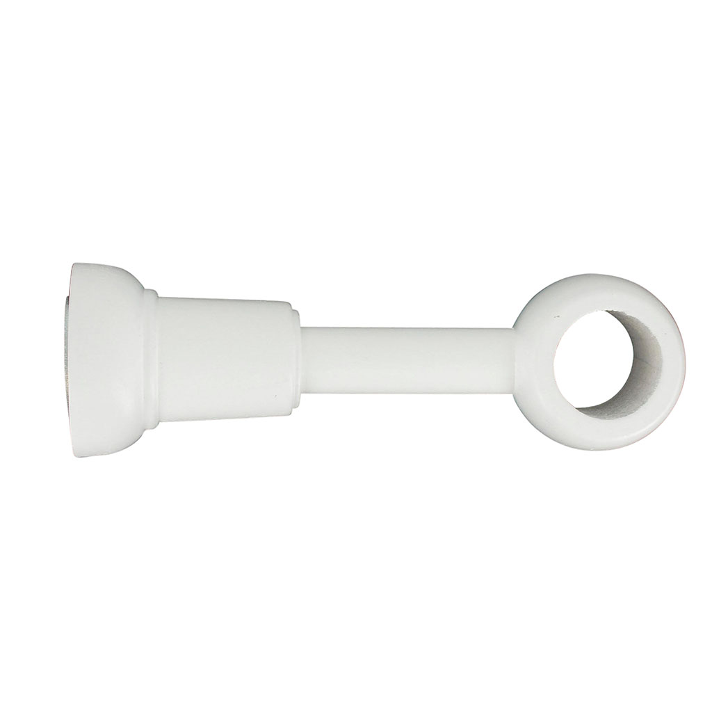 Support long réglable blanc D 28mm