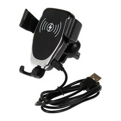 Support smartphone grille aération et chargeur induction