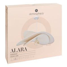 Suspension ALARA tissu beige 69.5x17.5cm
