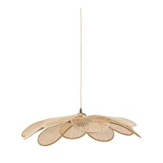 Suspension bambou rotin MARGAUX D60cm