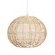 Suspension boule rotin 38x32cm - ATMOSPHERA