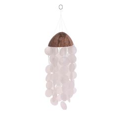 Suspension carillon coquilles 15x9x45cm