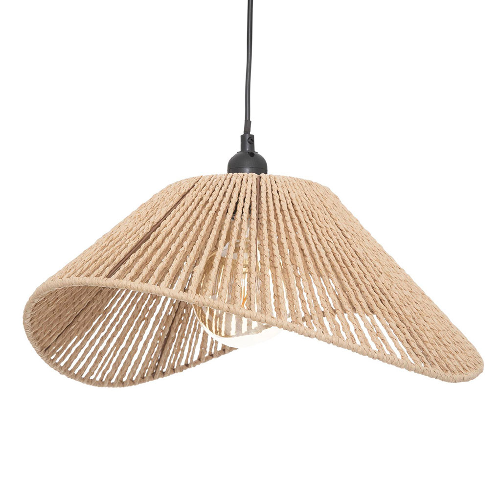 Suspension corde MYHA naturel D 45x17cm