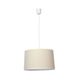 Suspension cylindre lin D 35cm