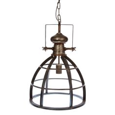 Suspension industriel FACTORY métal D 40cm