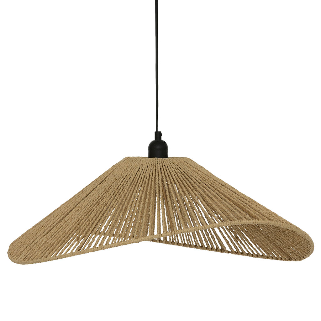 Suspension MYHA corde et métal D 58cm