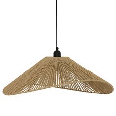 Suspension MYHA corde et métal D 58cm