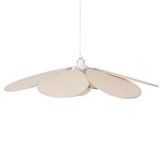 Suspension NAYA pétales beige D 72cm