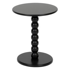Table café CHAMPLO noir D38x46.5cm