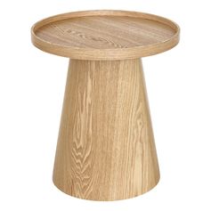 Table d'appoint HERCYNA bois clair 45x50cm
