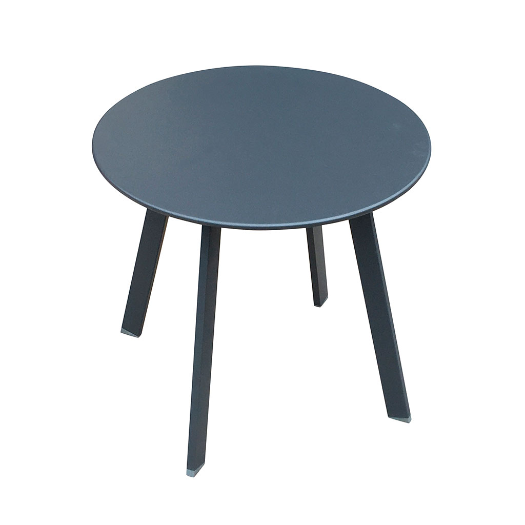 Table D'appoint Ronde 'Saona' Hespéride - Ø50cm - Acier - Bleu Canard