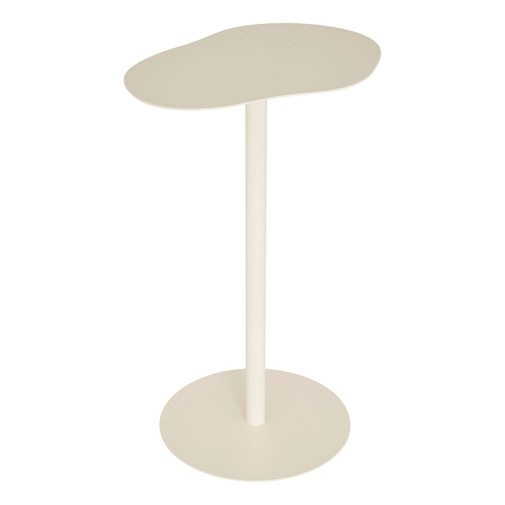 Table d'appoint SORA métal beige 33x50x24cm