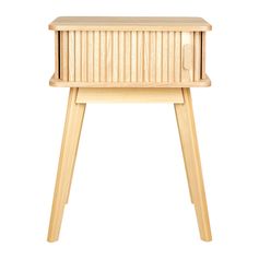 Table de chevet bois avec tiroir H 54cm