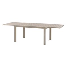 Table de jardin extensible EVASION 10 personnes lin | HESPÉRIDE