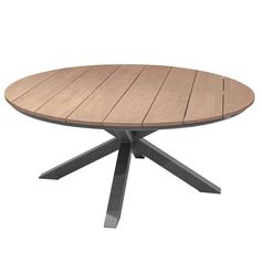 Table de jardin ronde ORIENGO 8 personnes D 160cm | HESPÉRIDE