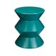 Table métal vert brillant 30.5x36cm