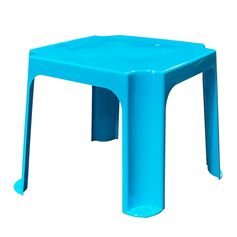 Table pour enfant plastique bleu 59x59x50.5cm