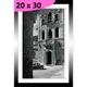 Tableau photo ITALIE cadre noir 20x30cm