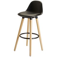 Tabouret de bar noir 42x39xH 92cm