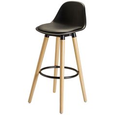 Tabouret de bar noir 42x39xH 92cm